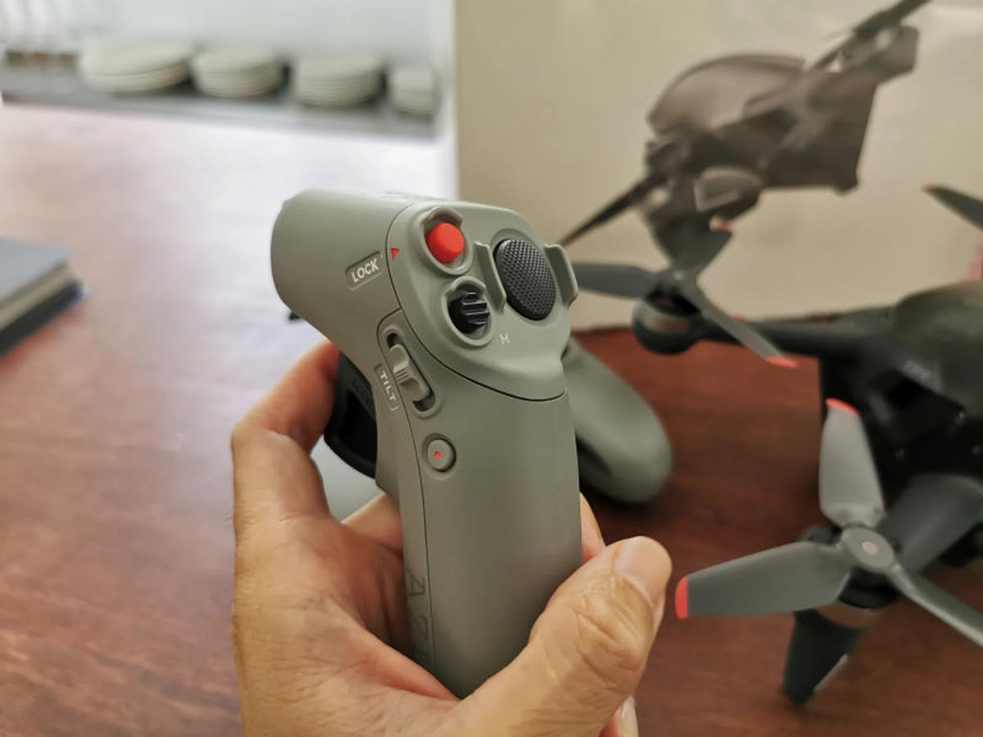 New (and optional) Motion Controller allows for single-handed control of the drone like a flight stick.