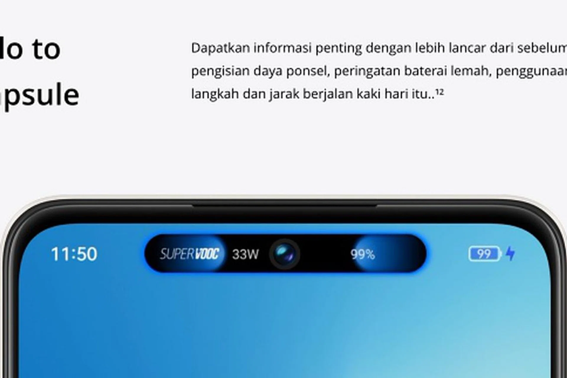 Realme's answer to the Apple Dynamic Island is Mini Capsule.
