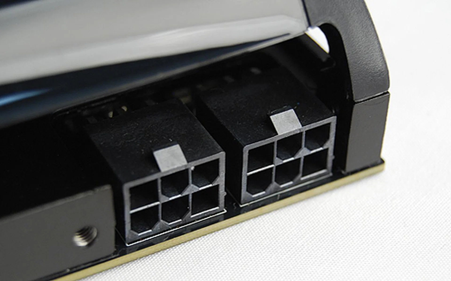 Power is fed through two 6-pin PCIe power connectors and the rated TDP of the GeForce GTX 560 Ti is 170W, 10W greater than the GTX 460. NVIDIA recommends a PSU rated for at least 500W to run the card safely.