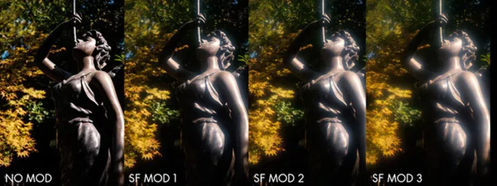 The first mods work to give you controlled blurring effects.