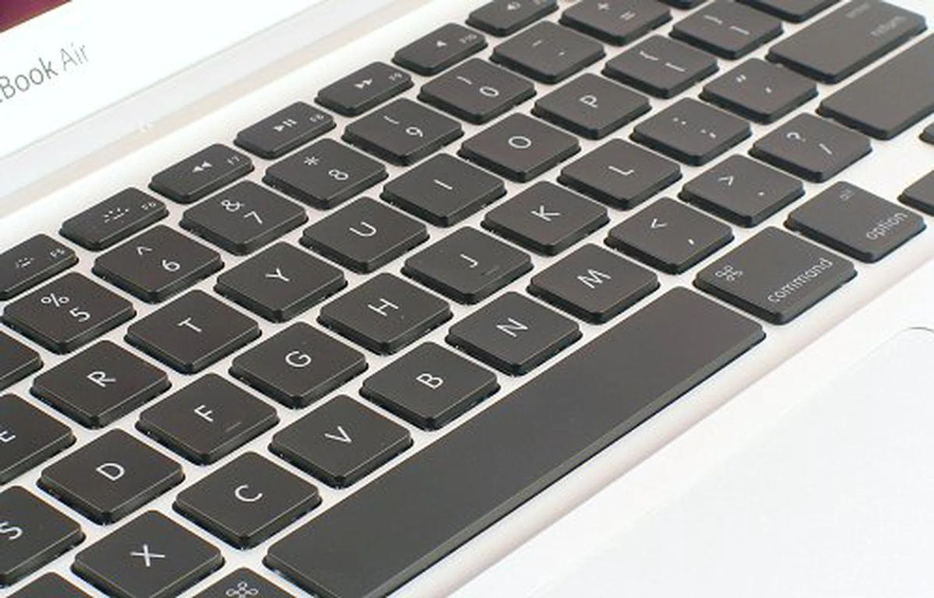 well formed and tactile keys, but the individual spacing needs getting used to.