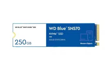 The 250GB SSD is the smallest capacity available for customers. 