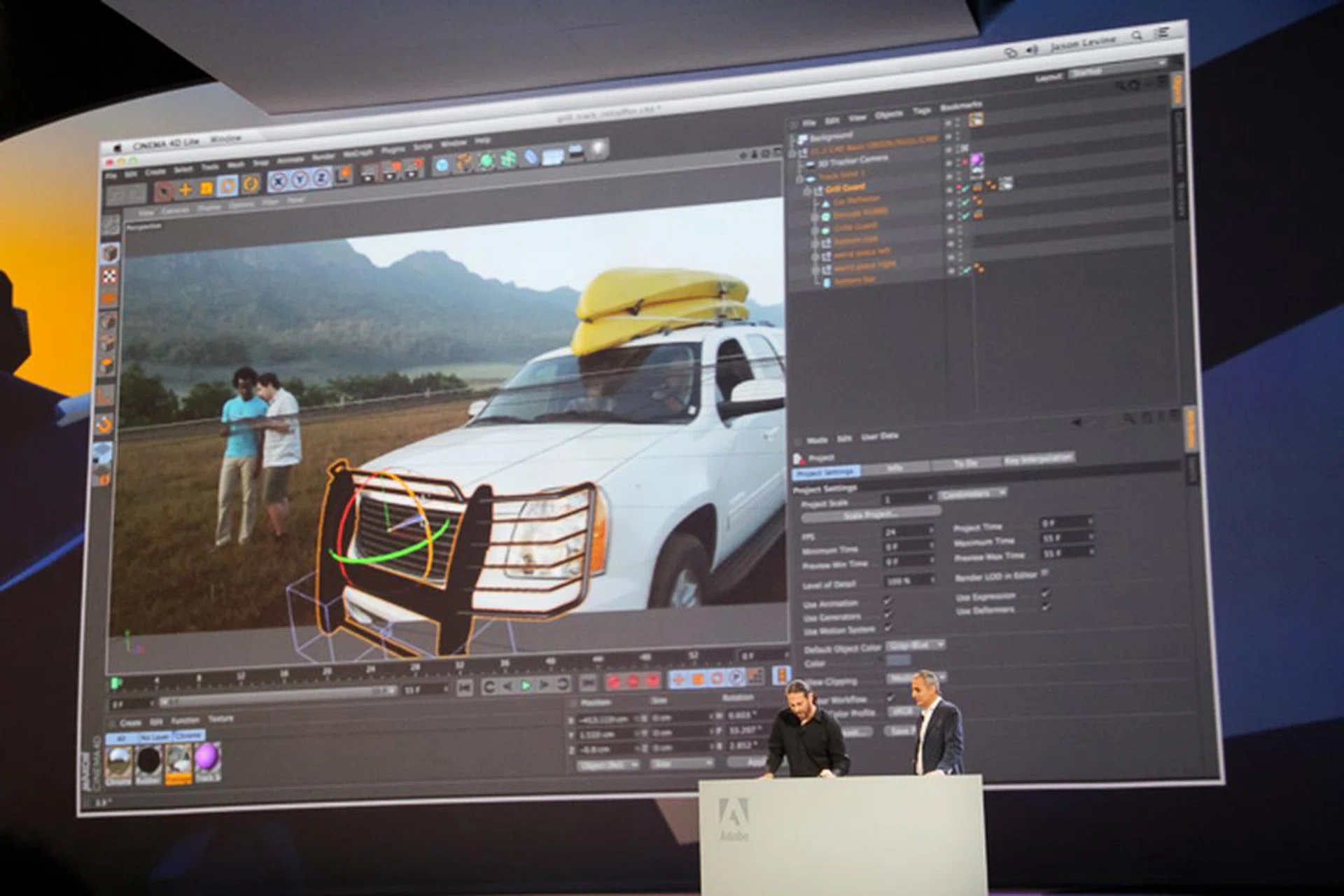 Premiere Pro CC comes with a new Live 3D Pipeline with Maxon Cinema4D integration.