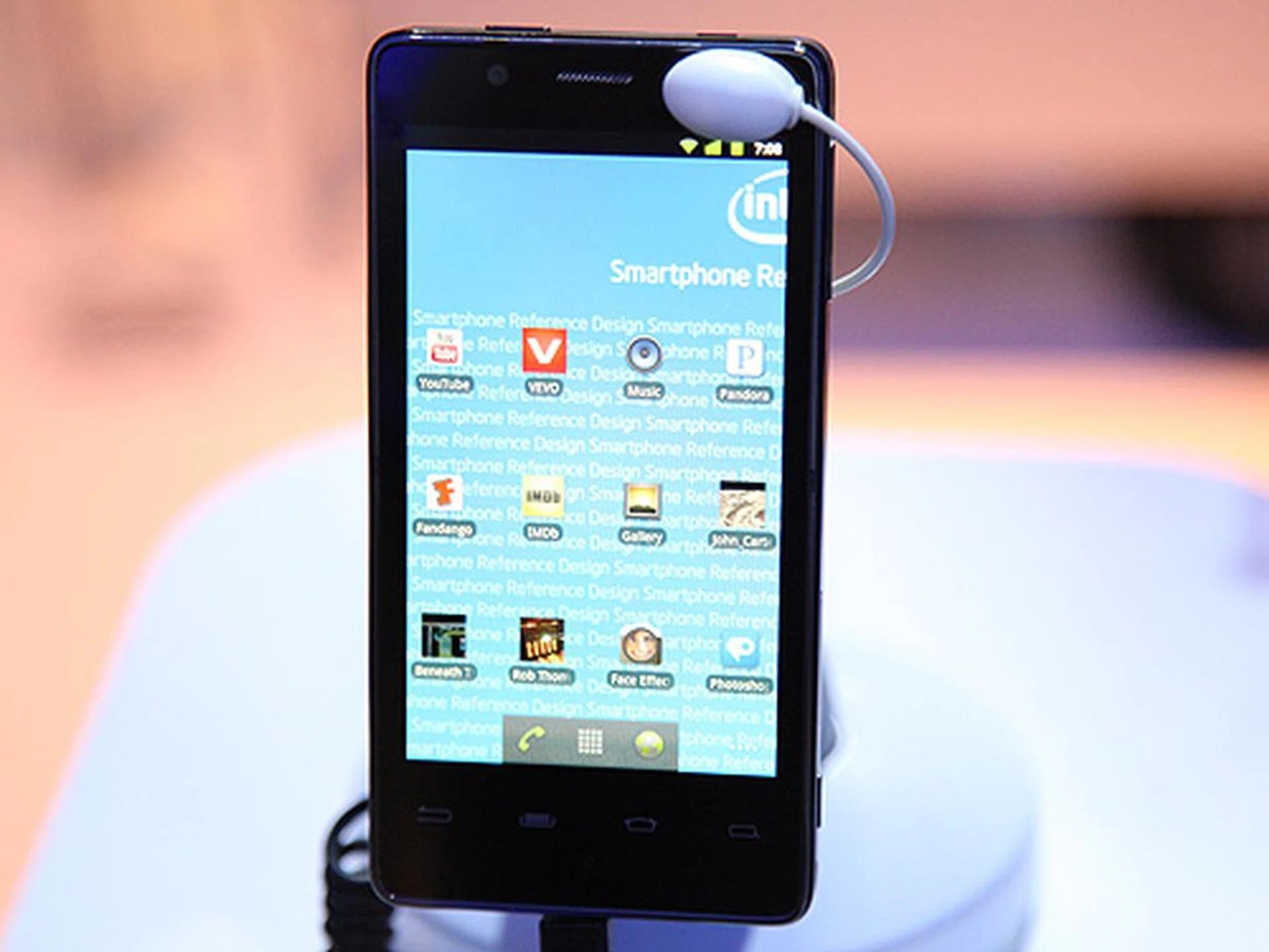 Intel's smartphone reference design based on the Intel Atom Z2460 processor.