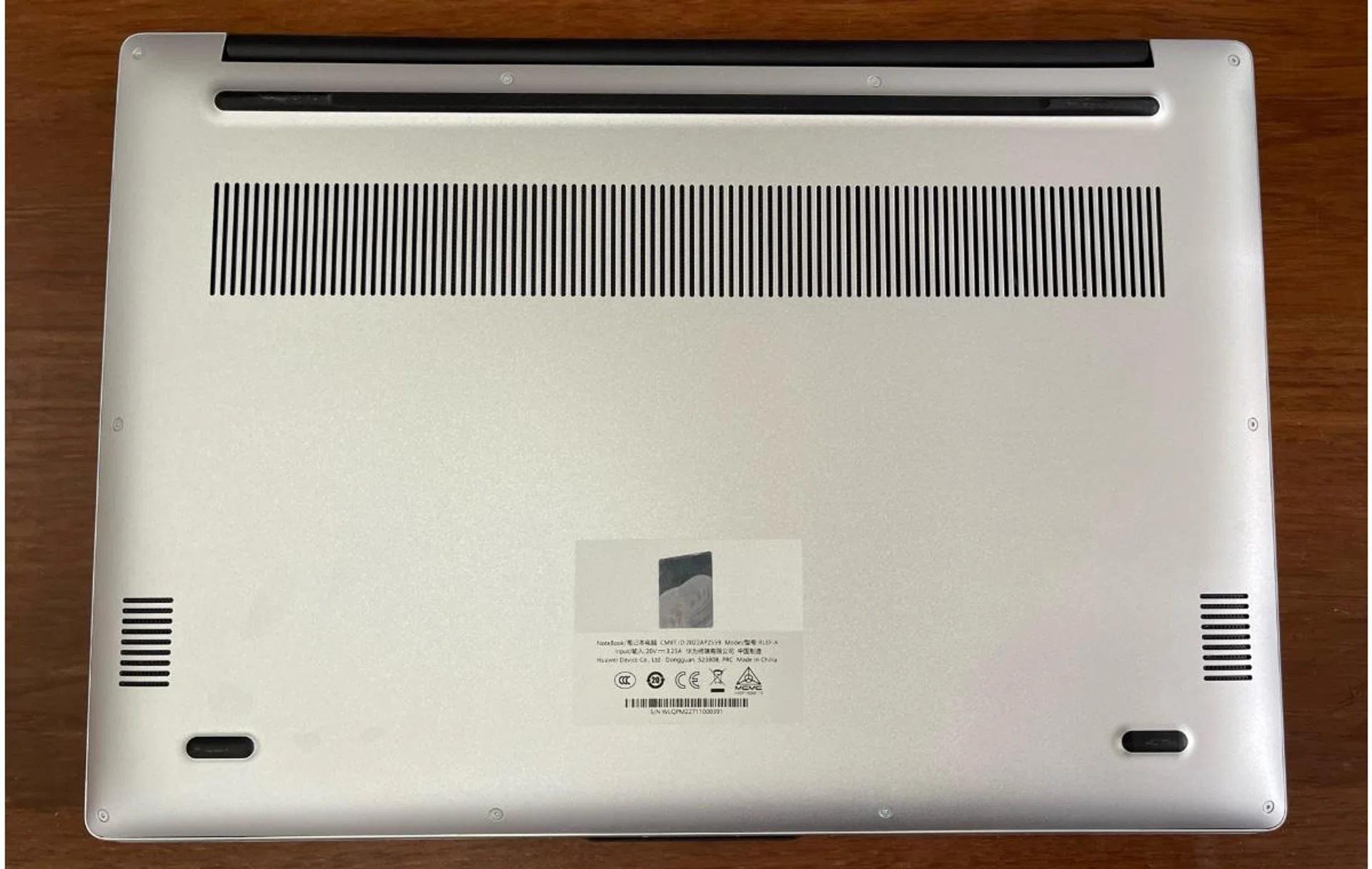 You can see the down-firing speakers in the base. 