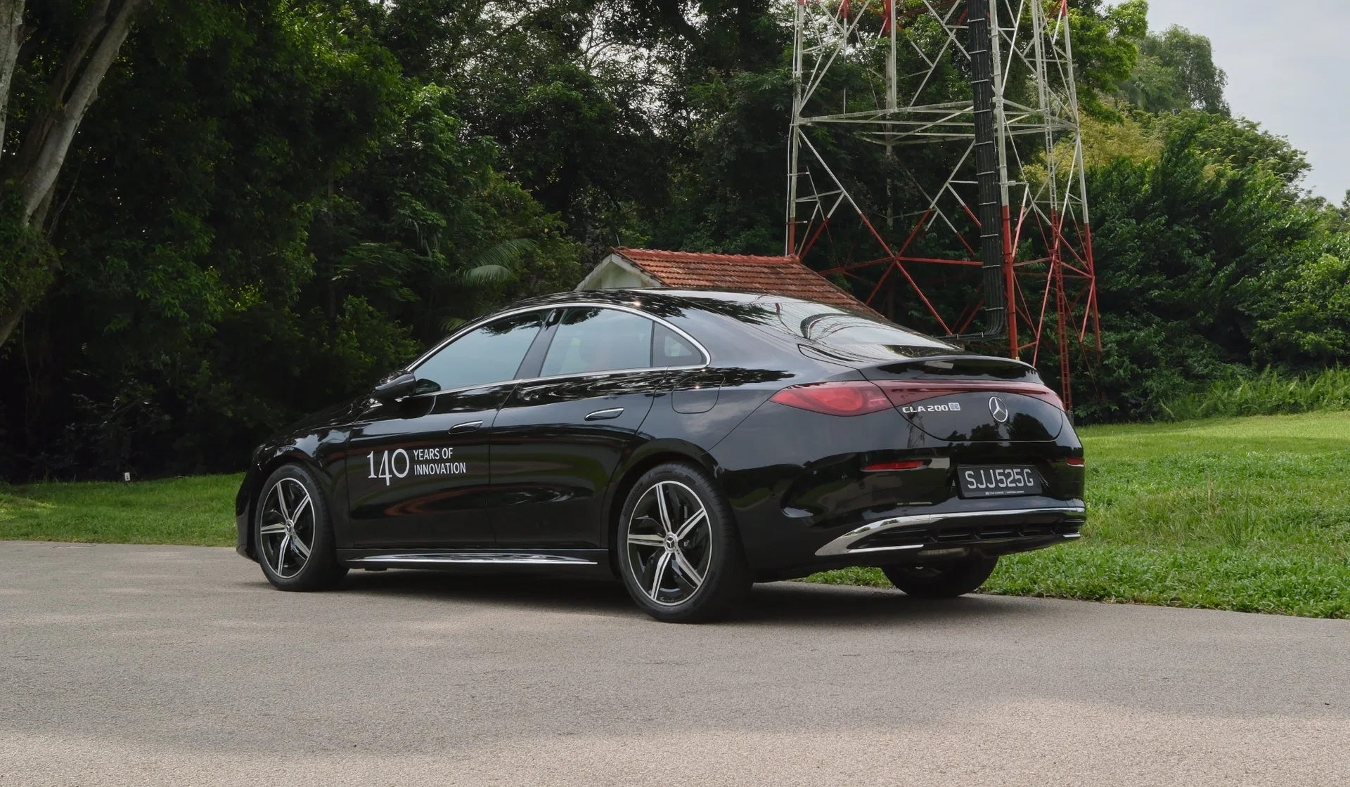 Mercedes-Benz CLA 200 AMG Line Sport rear three-quarters