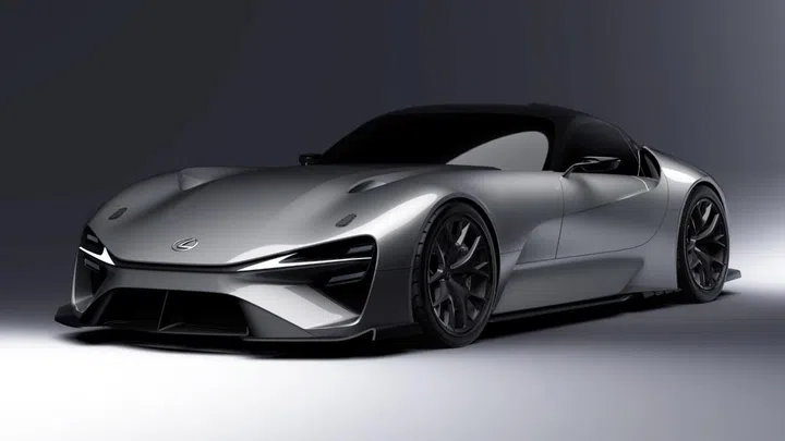 The Lexus EV supercar. (Image source: Toyota)