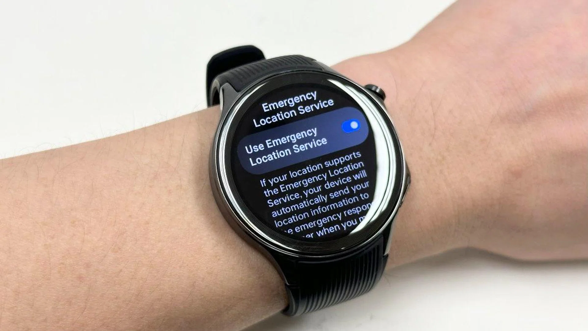 Emergency SOS button is the only safety feature on the Watch X.