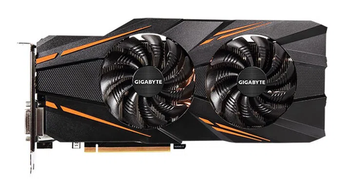 Gigabyte GeForce GTX 1070 WindForce OC Edition. (Image Source: Gigabyte)