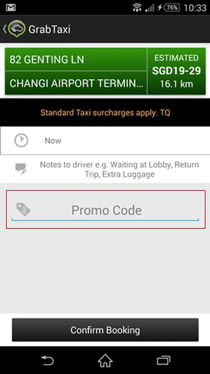 You have to enter the promo code in the GrabTaxi app to enjoy the discounts.