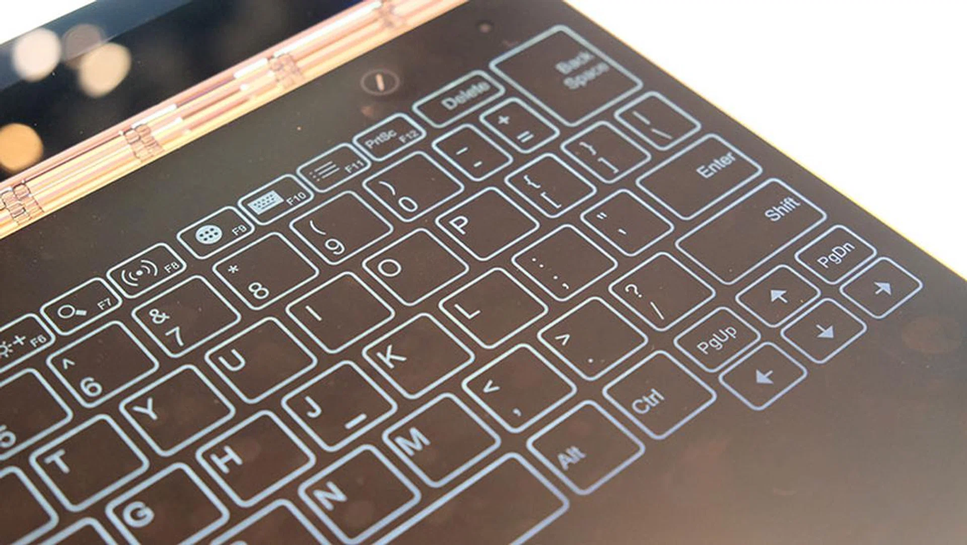 Lenovo Yoga Book Halo keyboard
