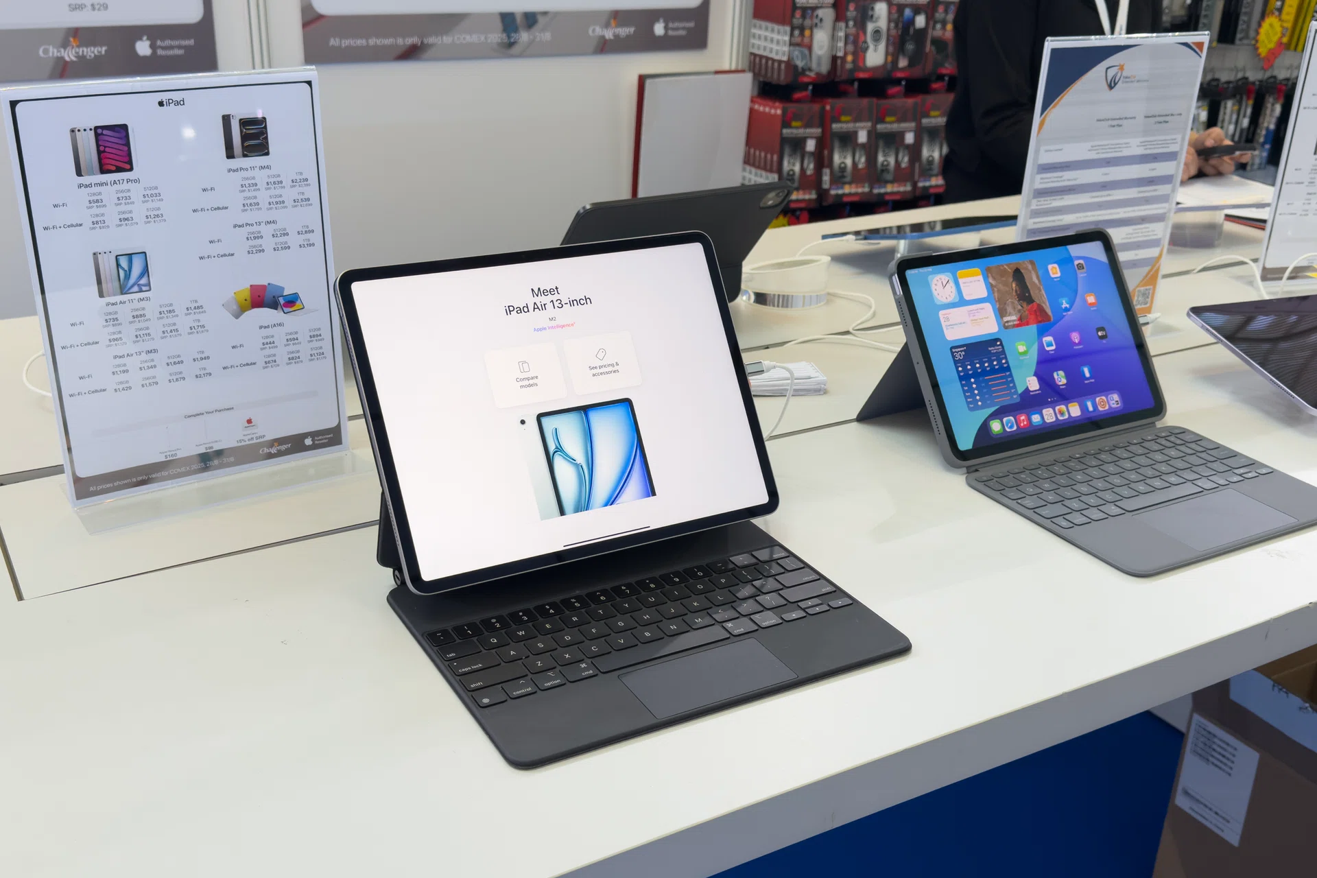 iPad challenger booth 305 level 3 suntec convention centre comex 2025