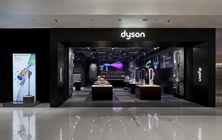 The new store will house Dyson's key product ranges. (Image source: Dyson)