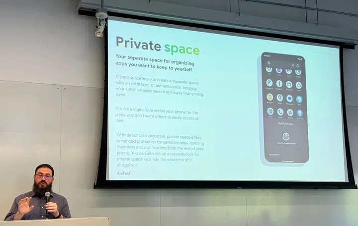 Private Space helps you keep your important apps out of sight.