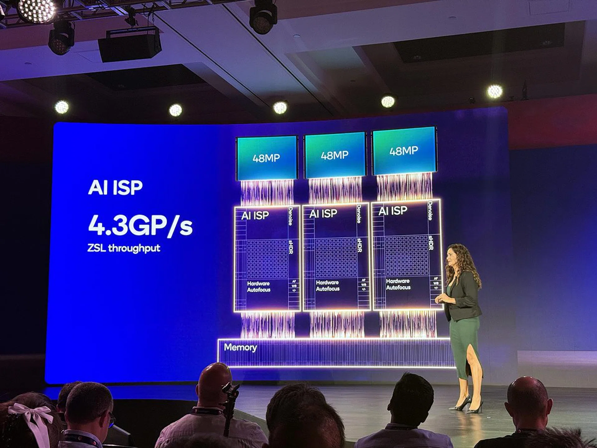 Triple "AI ISPs" with the overhauled link to NPU gives direct access to image raw data before applying any edits. Photo: HWZ.