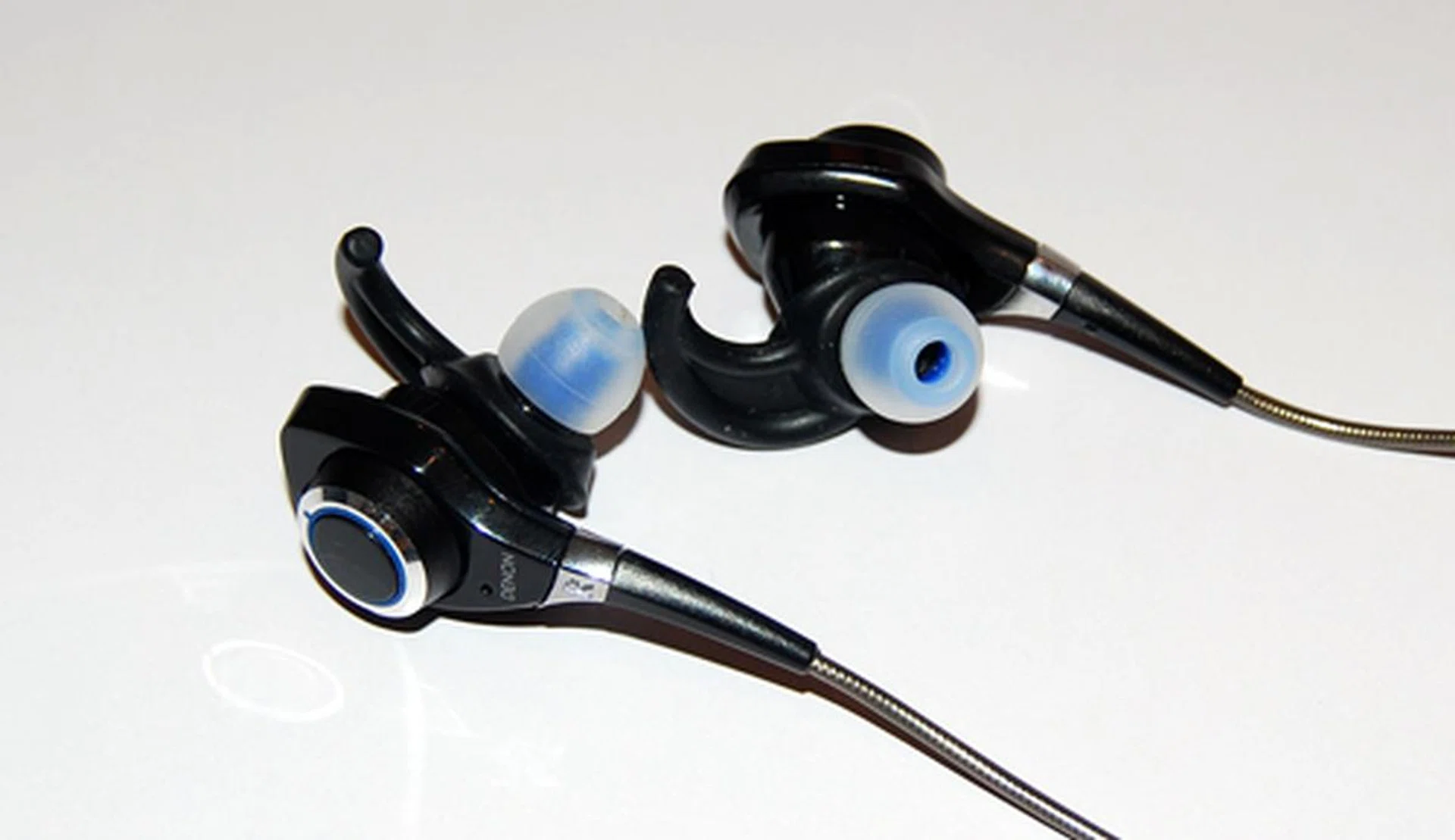 The AH-C300 are in-ear headphones but they are rather bulky and cumbersome.