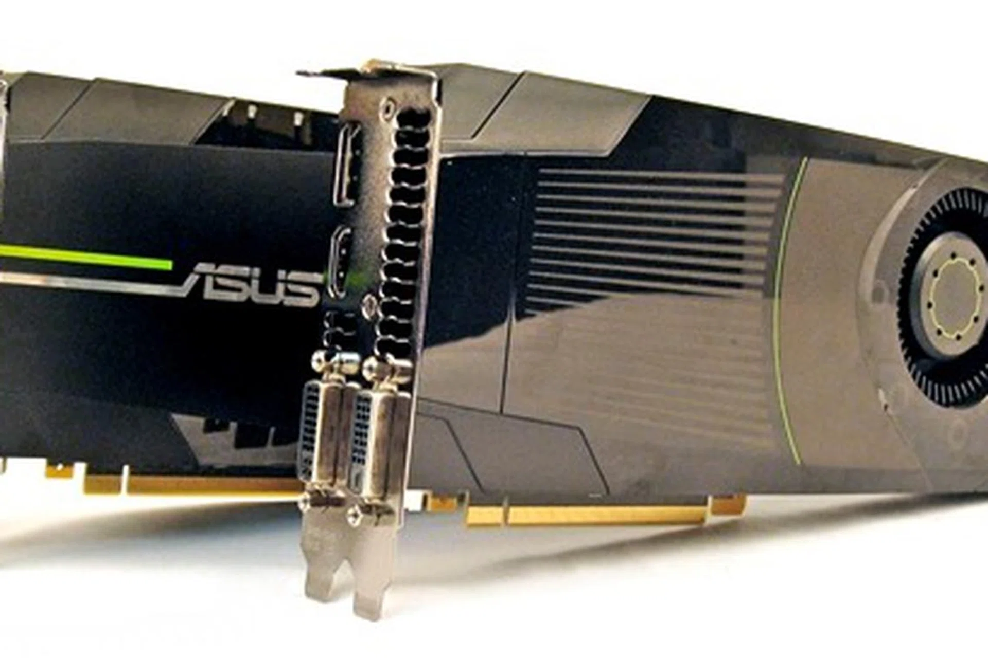 The ASUS GTX680-2GD5 and the reference NVIDIA GeForce GTX 680 are lined up before they are paired in a 2-way SLI setup for our benchmarking runs!