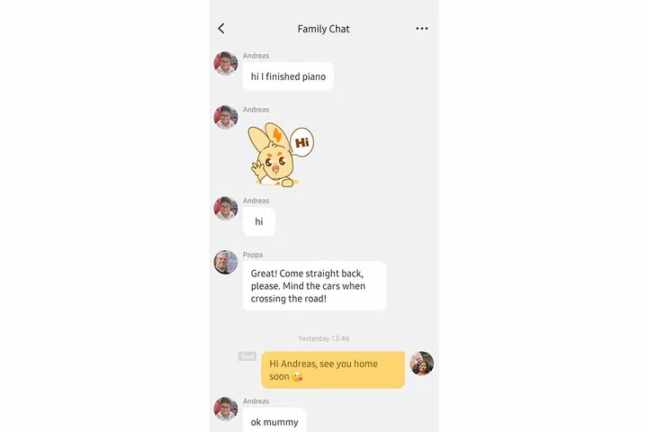 imoo Watch Phone X10 smartwatch safe group chats with emojis 