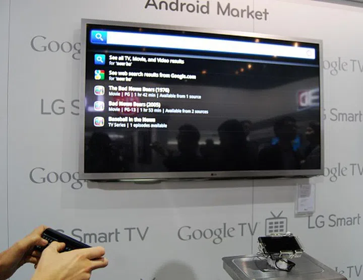 LG's Google TV enabled tellies come with a Magic Remote QWERTY controller for easy navigation and quick input of text strings.