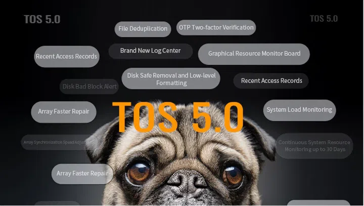 TOS 5 highlights. Image source: TerraMaster.