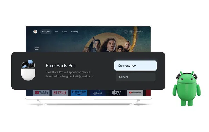 Android updates, as seen at CES 2024.