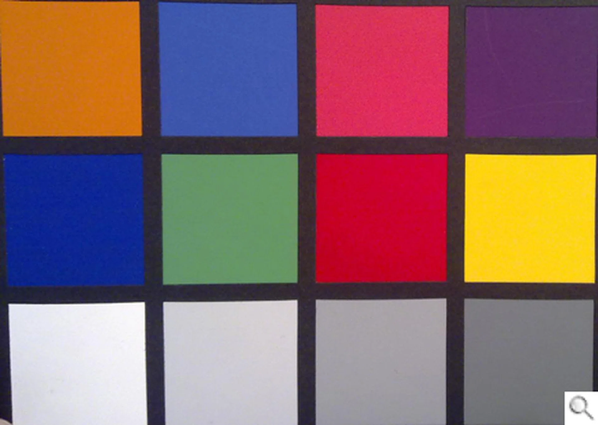 Colors were well reproduced, though we noticed slight over saturation on the warmer red colors, and the blue areas came off as a little weak.