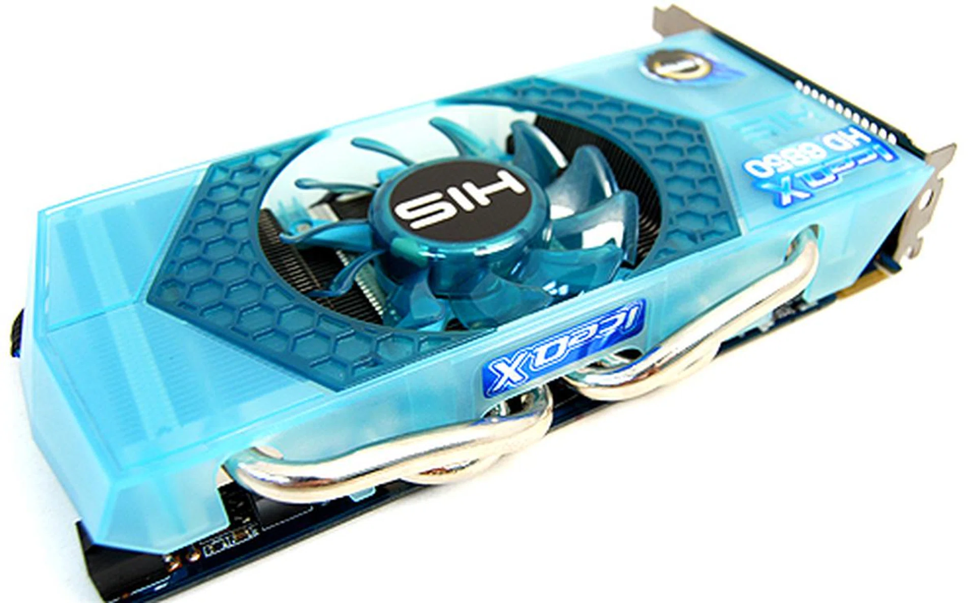 The IceQ X cooler has no less than four thick heat pipes to quickly draw heat from the GPU core.