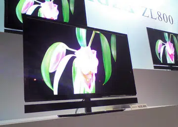 Toshiba's flagship TV for 2011, the 55-inch 55ZL800 series TV. The ZL800 series boasts the new CEVO engine, Mega LED panel and 2D to 3D conversion with 3D Resolution+ processing.