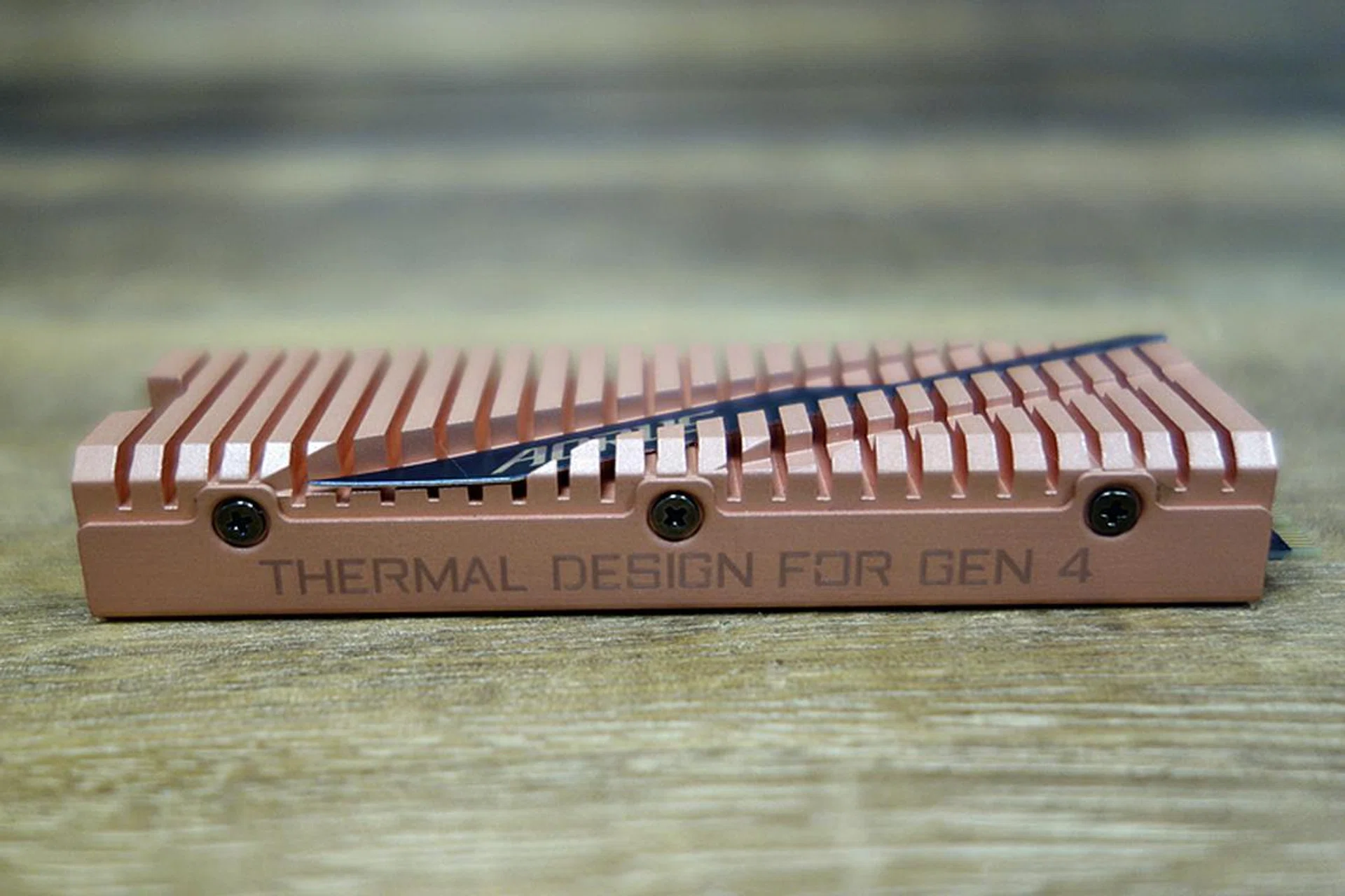 The Aorus NVMe Gen4 SSD is one of the first SSDs to support the new PCIe 4.0 interface.