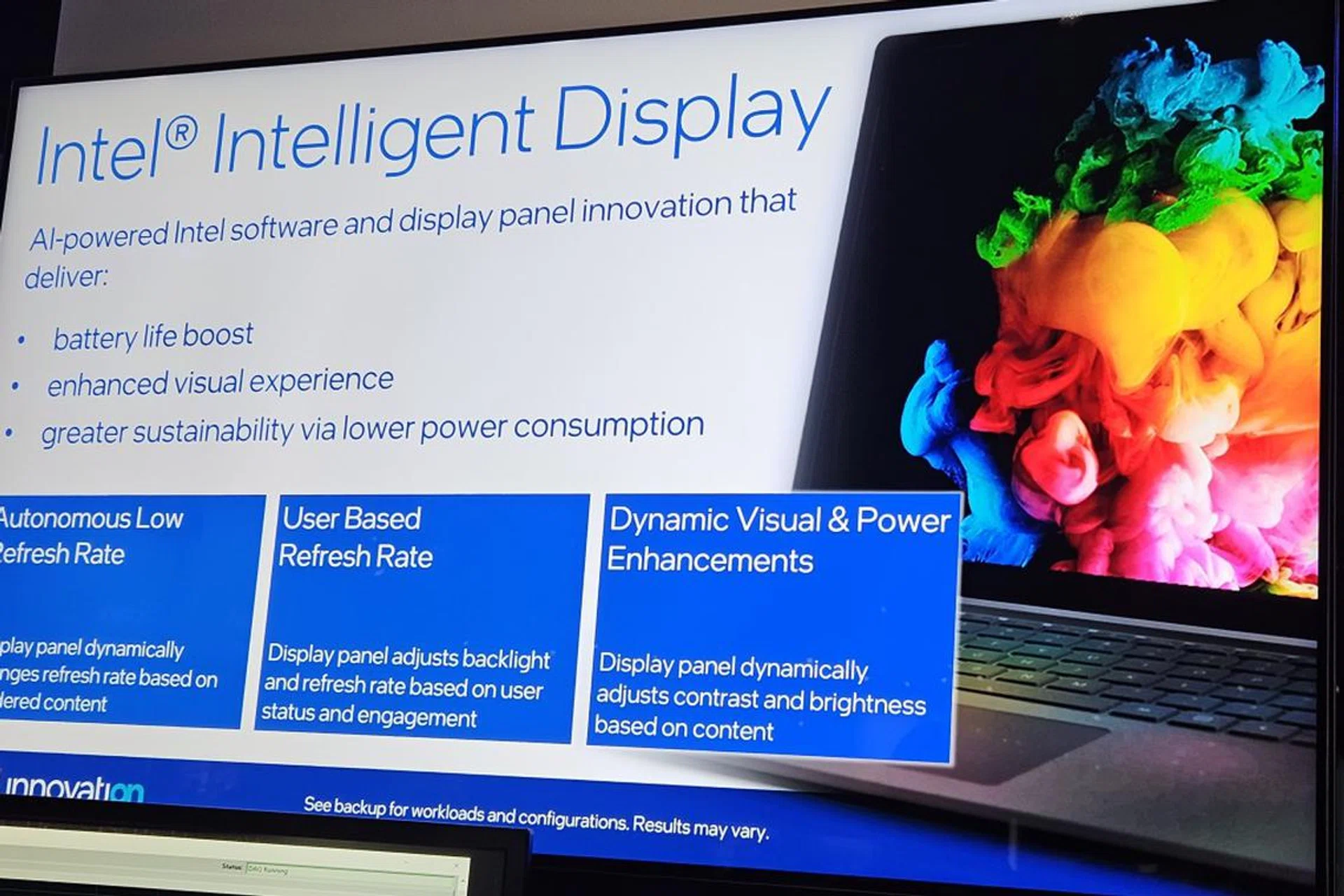 This is Intel’s Intelligent Display Technology (IDT).