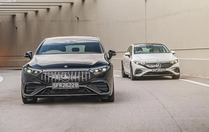The EQS cars with the optional Burmester sound system will support Apple Music's Spatial Audio feature. (Image source: Mercedes-Benz)