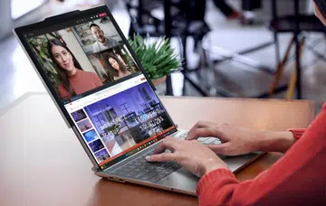 When fully rolled out, you have 50% more display. Photo: Lenovo.