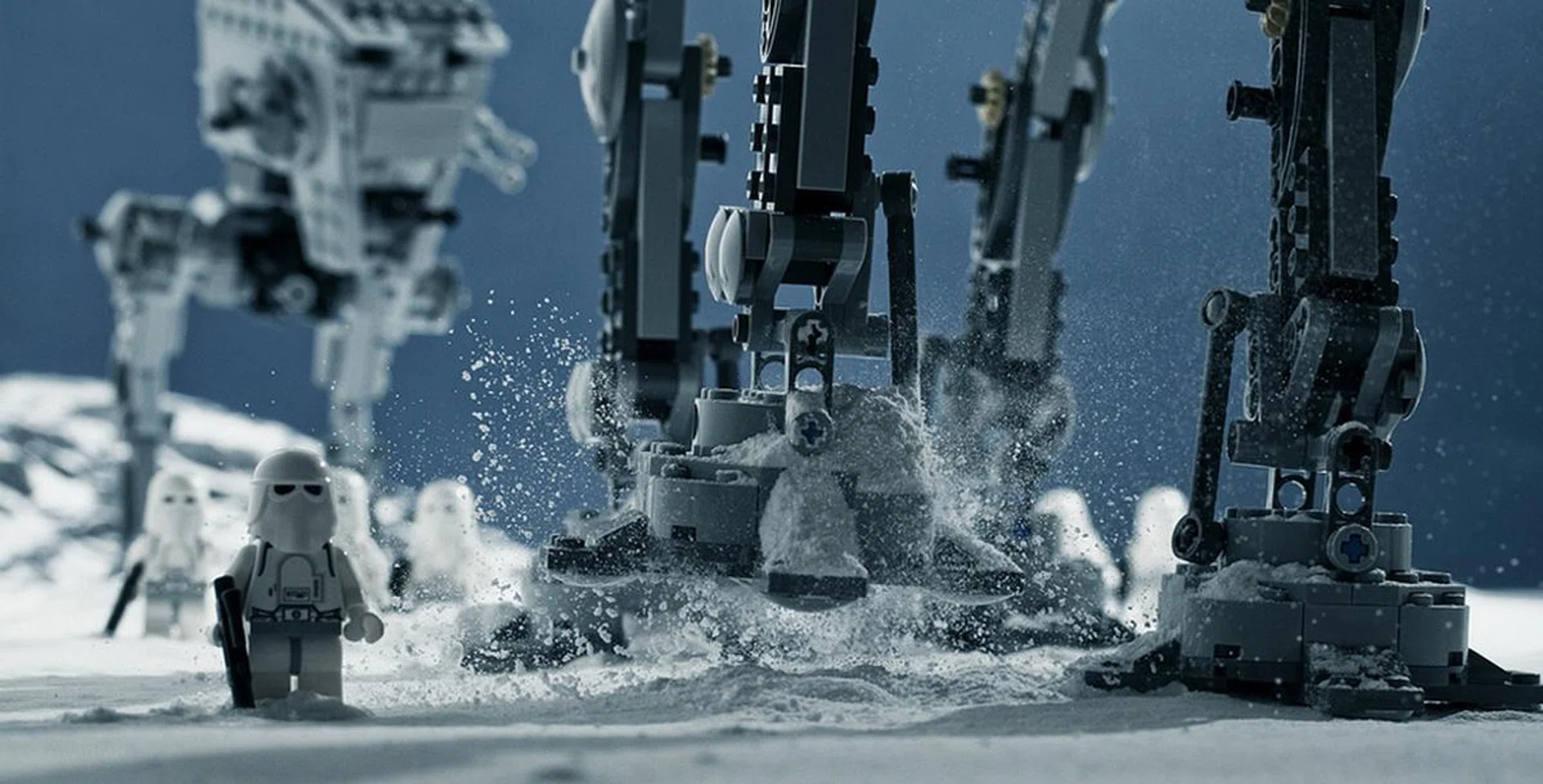 Battle on Hoth, recreated via LEGO bricks. Image credit: Vesa Lehtimäki.