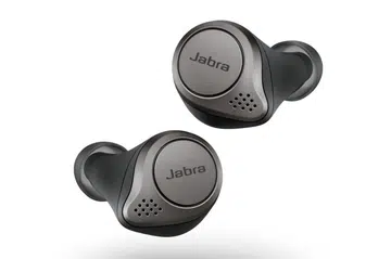 The Jabra Elite 75t wireless earbuds.