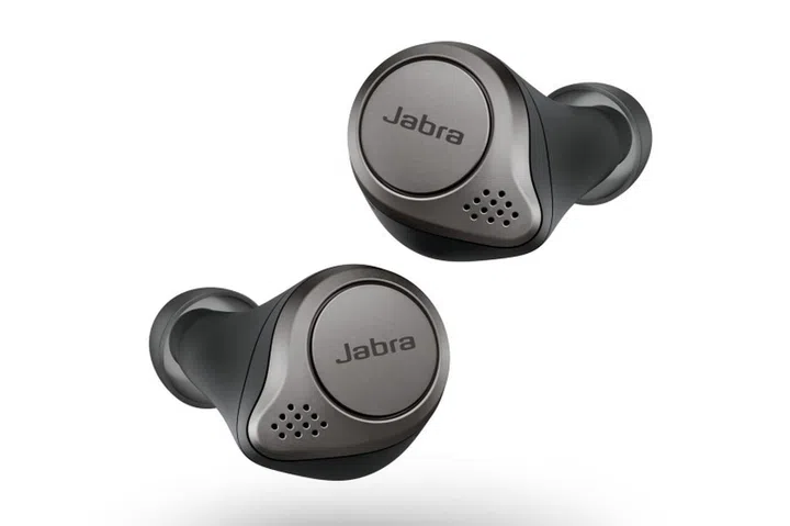 The Jabra Elite 75t wireless earbuds.