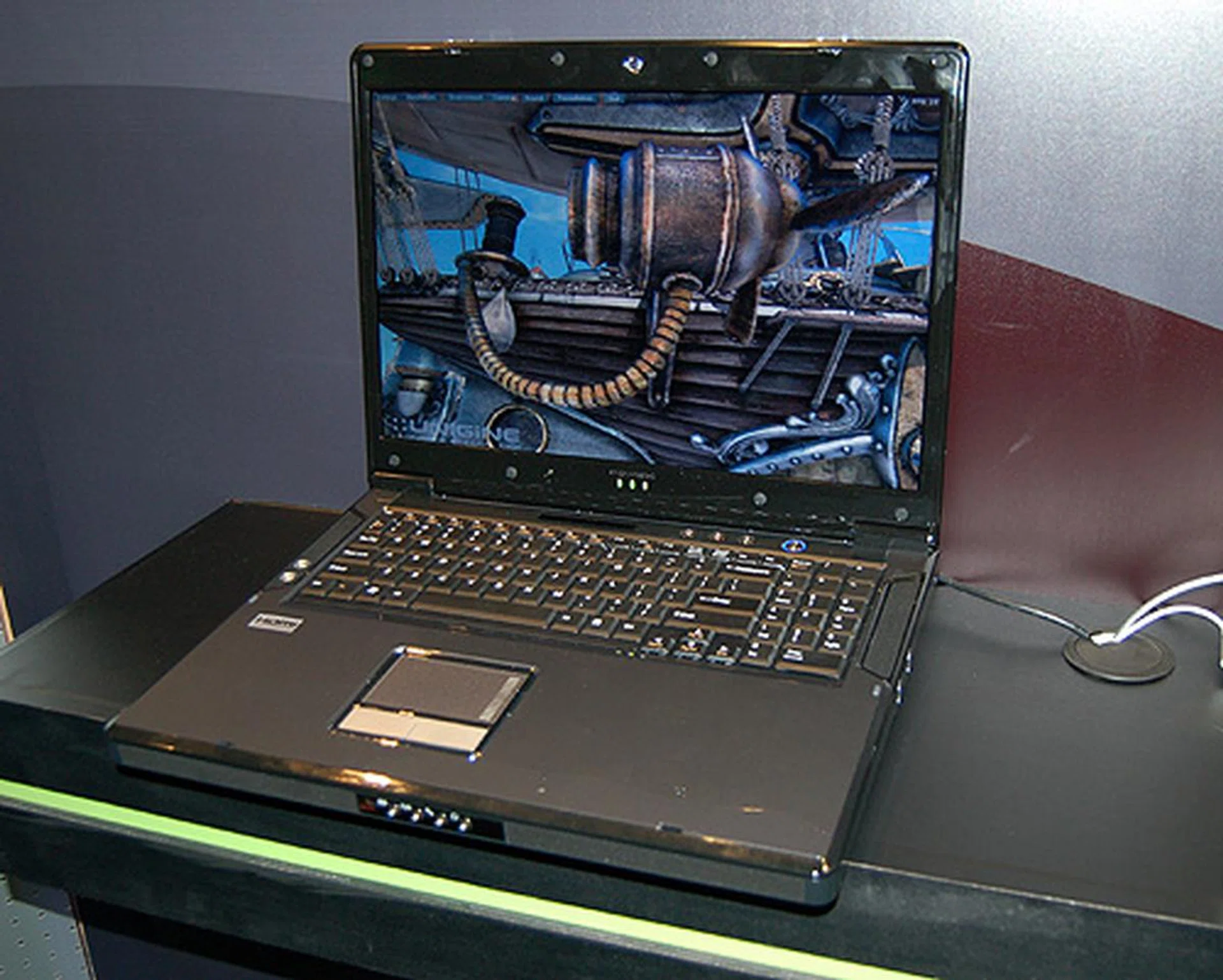 This Clevo notebook is powered by the mighty GeForce GTX 480M and it too supports NVIDIA 3D Vision.