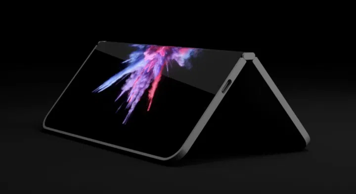 A concept of Microsoft's secret "pocketable" Surface device. <br>Image source: @D_Breyer