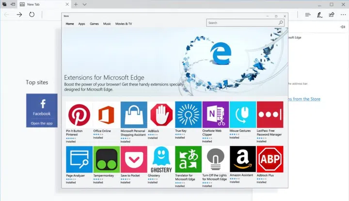 Microsoft aims to further grow the Edge Extensions collection in the Windows Store.