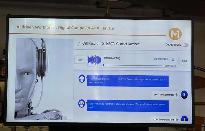 M1 showcased a human sounding chatbot