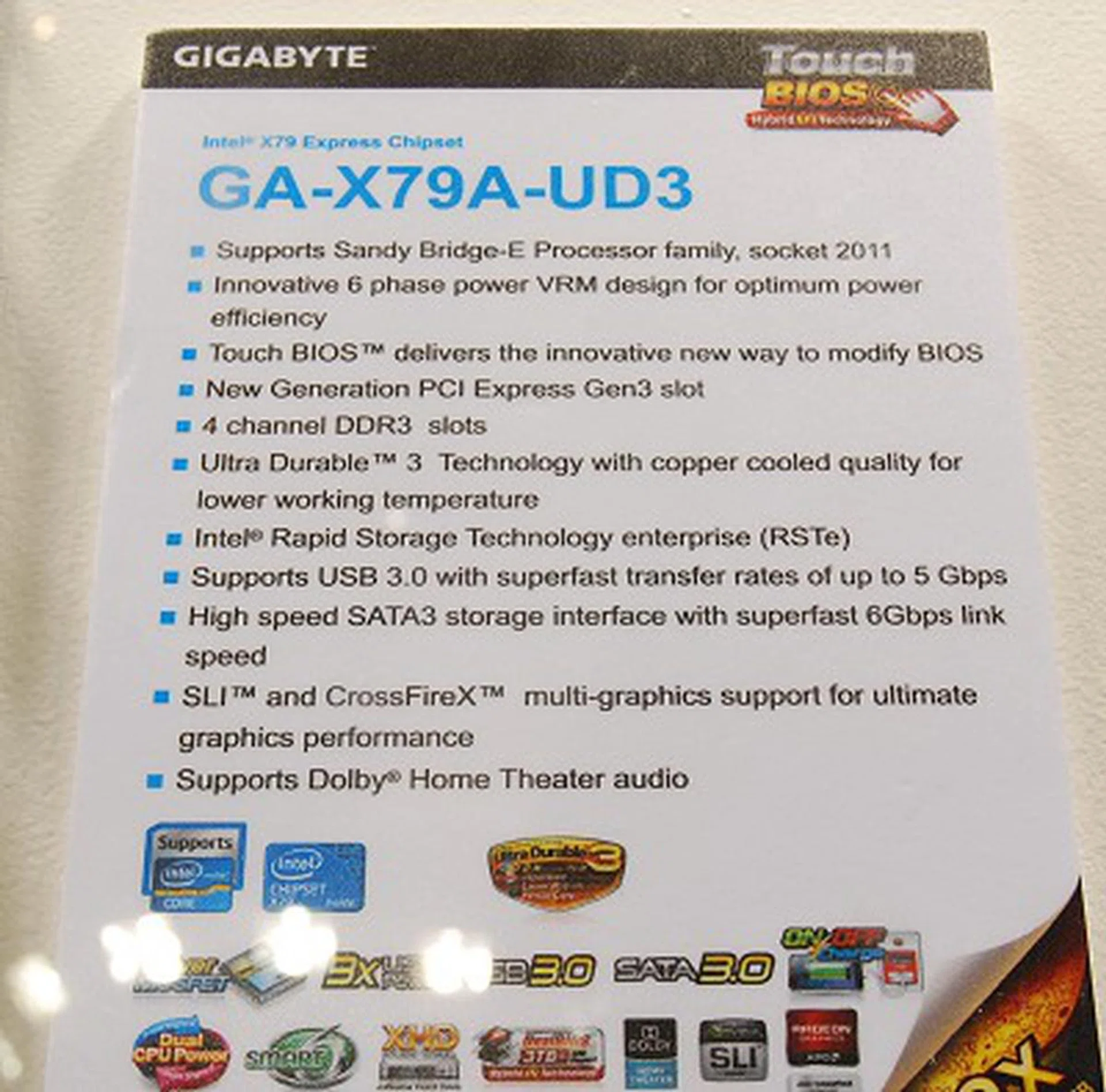 Full motherboard details.