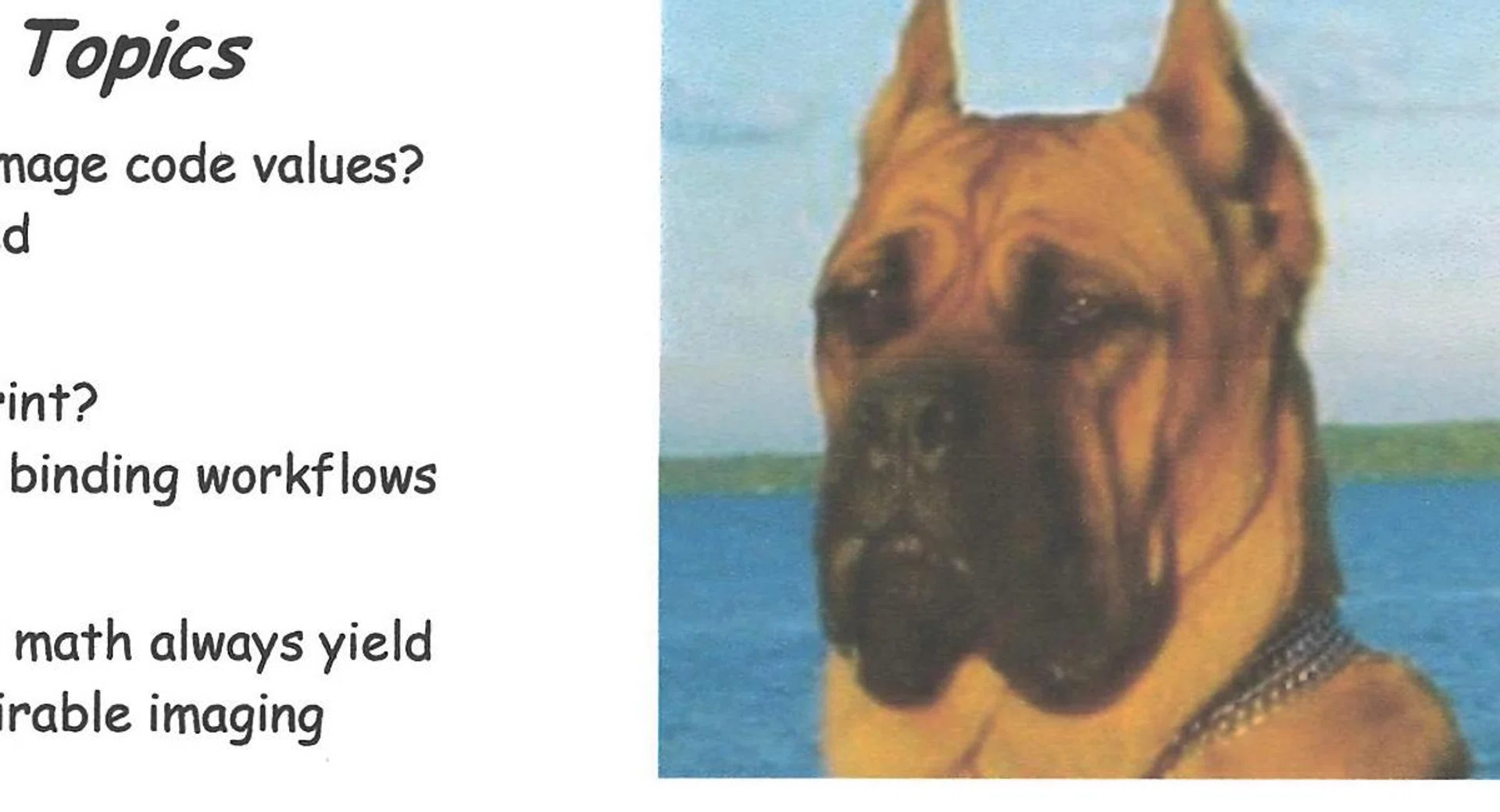 Close-up scan of its colour image print capability.