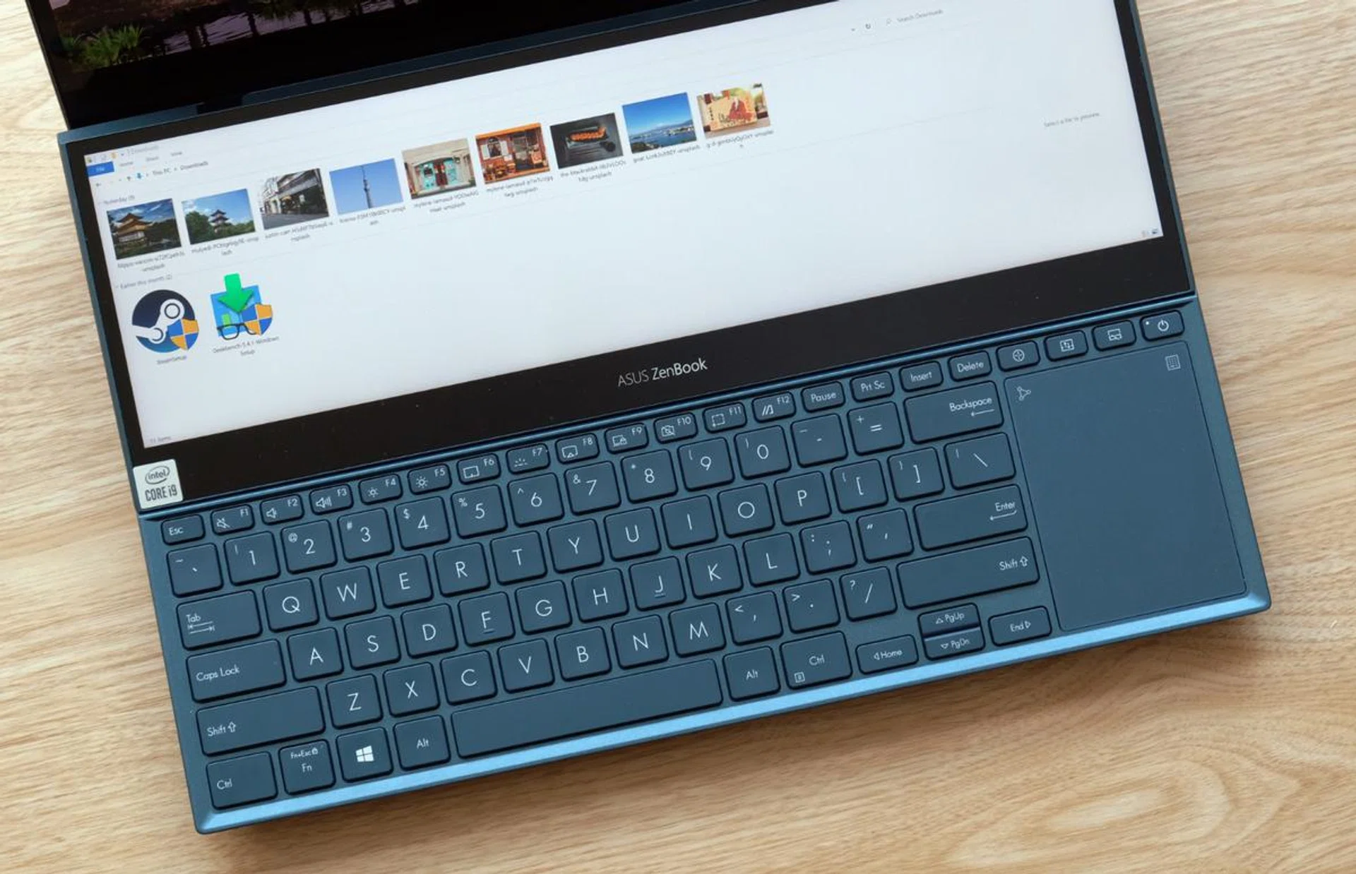 The position of the keyboard and trackpad is not ideal but at least the keys have a conventional layout and key feel is actually quite good.