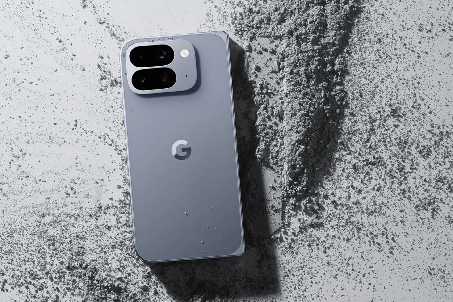 Google Pixel 10 Pro Fold in Moonstone.