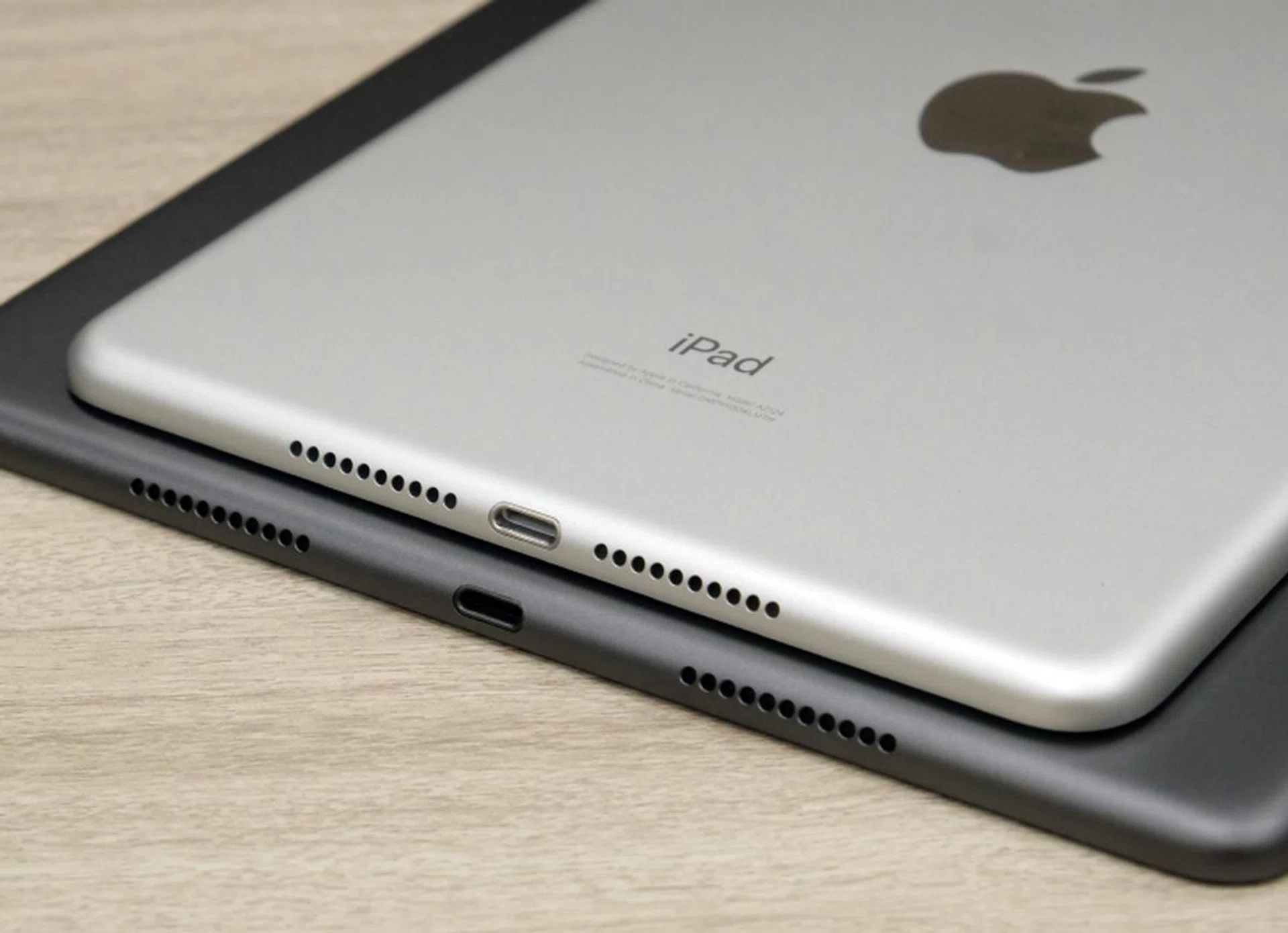 These new iPads have Lightning connectors, not USB-C.