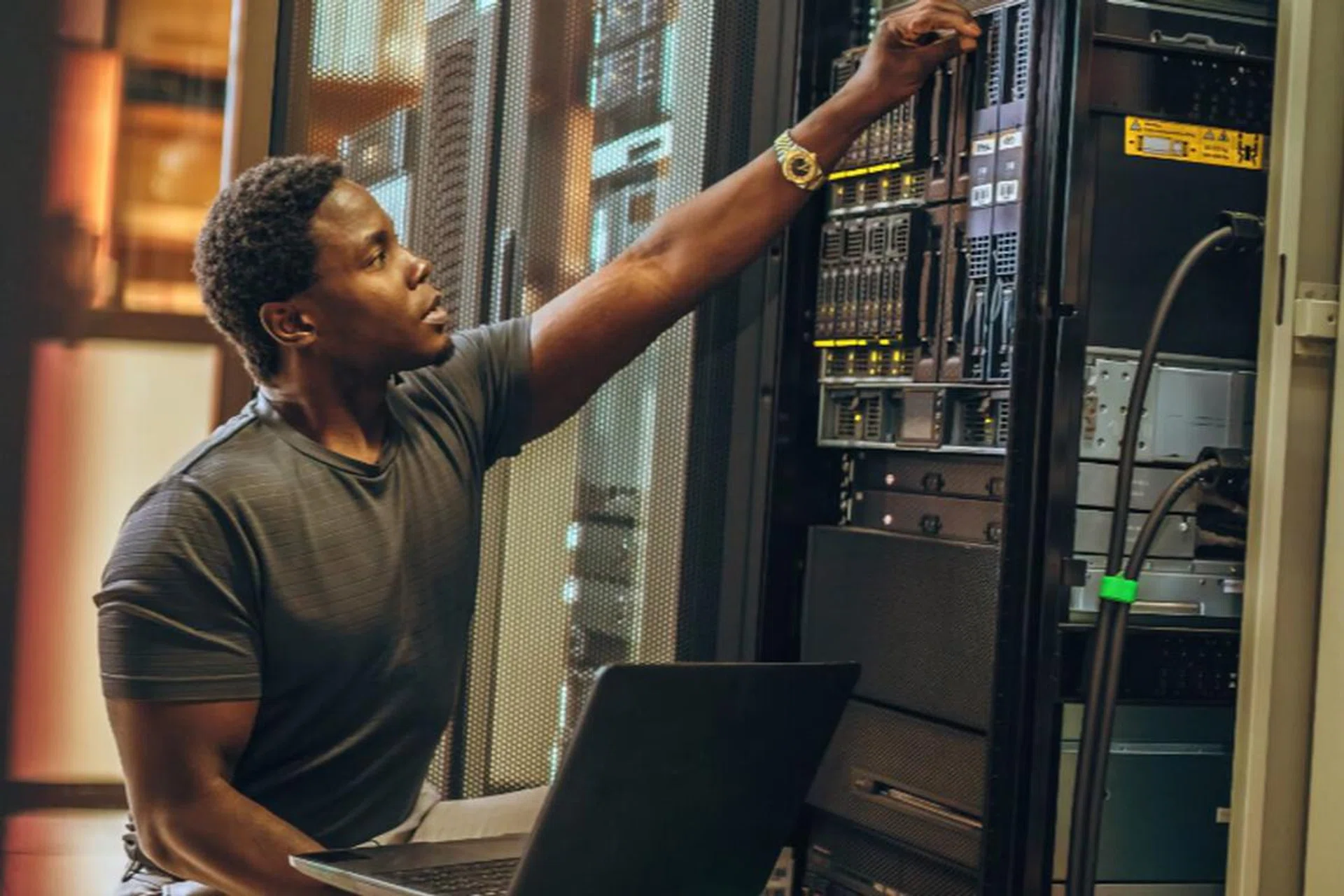 Going Green in a data centre isn't always easy. Image courtesy of TCO Certified. 