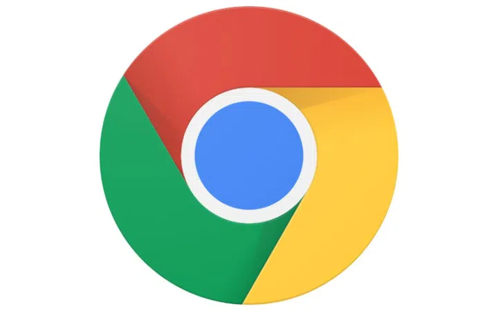 Google Chrome logo.