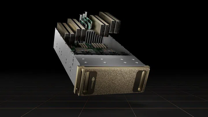 This is the NVIDIA OVX - an NVIDIA Omniverse Computing System for the data centre.