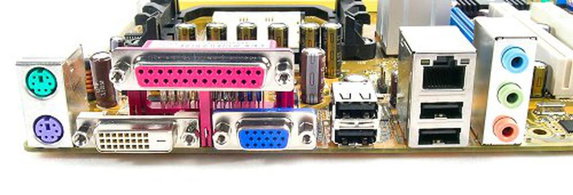 The M2A-VM HDMI comes with both a DVI and VGA port as its default video output methods. Note that there are only three analog audio jacks.