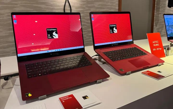 Demo config A (left) and Demo config B (right) represents merely two of the many form factors that Snapdragon X Elite can be used in.