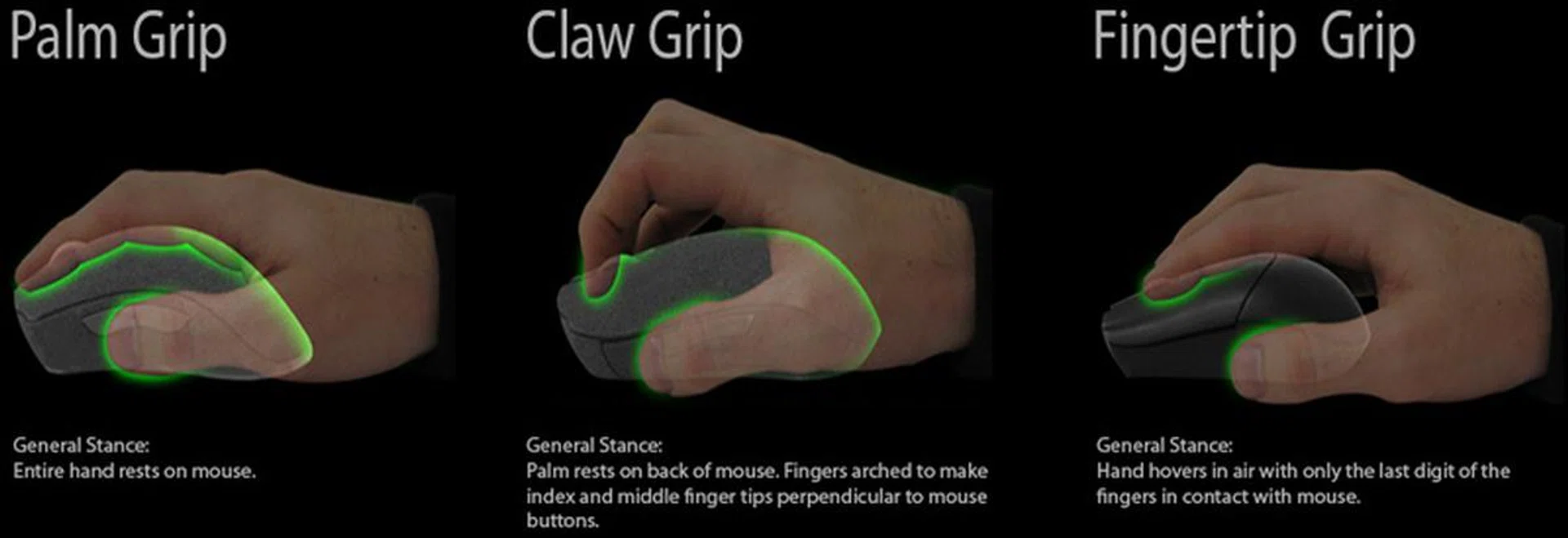 The Nyth is catered mainly for the Palm Grip crowd, though Claw and Fingertip users can also use it relatively well.